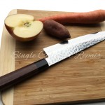 Midori Hamono Chef Knife Damascus Japanese Made Octagon Handle, VG10, 240mm (9.44")