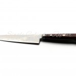 Hiro Damascus Petty Knife Quince Wood Handle Japanese Made 150mm (5.90")