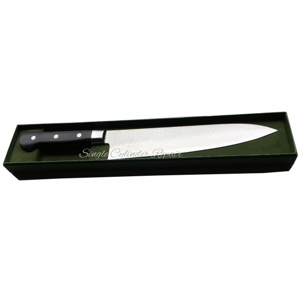 Seto Hamono Chef Knife Damascus Japanese Made 240mm (9.44") VG-10
