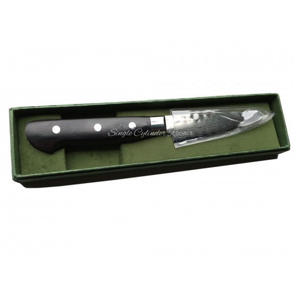 Seto Hamono Paring Knife Damascus Japanese Made 75mm (2.95″) VG-10
