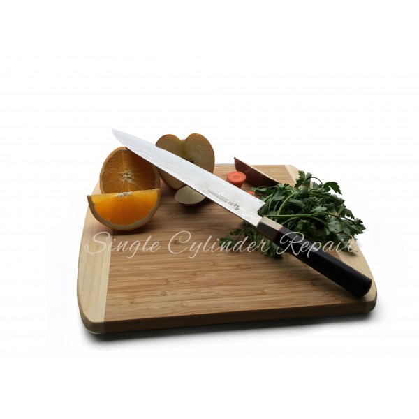 Zanmai Damascus Chef Knife Japanese Made VG10 Steel, 240mm (9.44")
