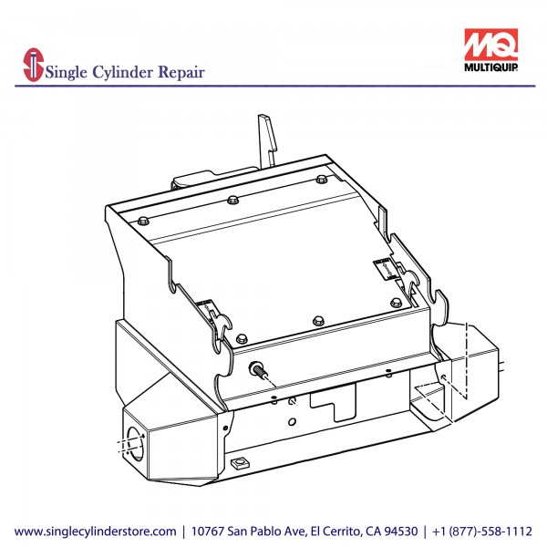 Multiquip 101-03300 chassis front
