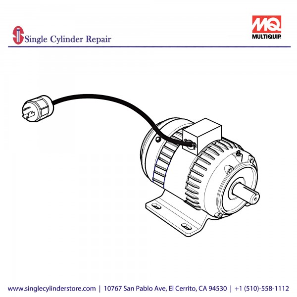 Multiquip Motor Electric 102075 SC-40 34F3245596
