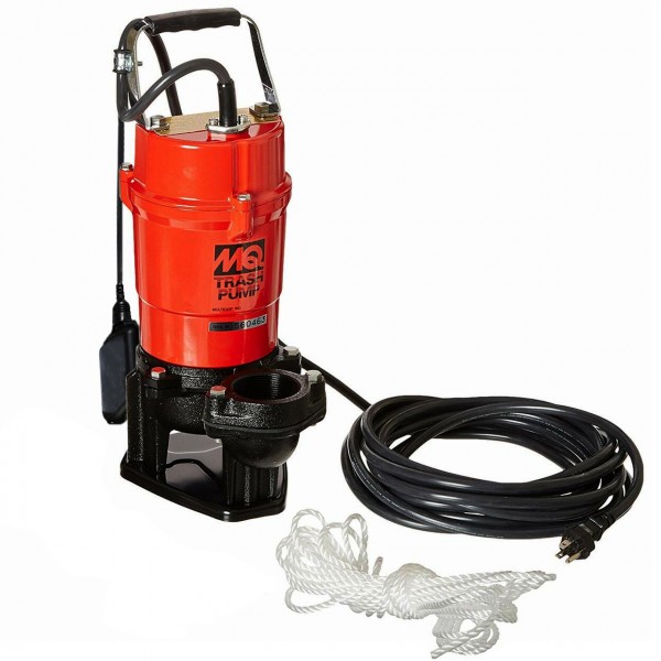 Multiquip ST2040TF submersible trash pump 1HP 115V 79GPM with Float