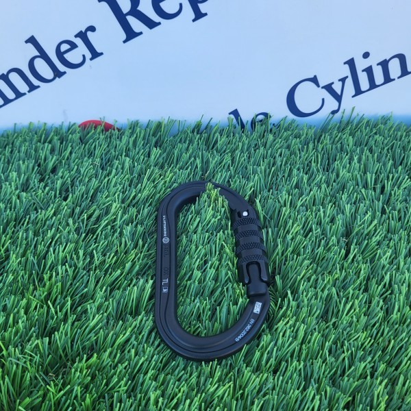 Vertical Supply Group 32190 Oval Shaped Black Carabiner