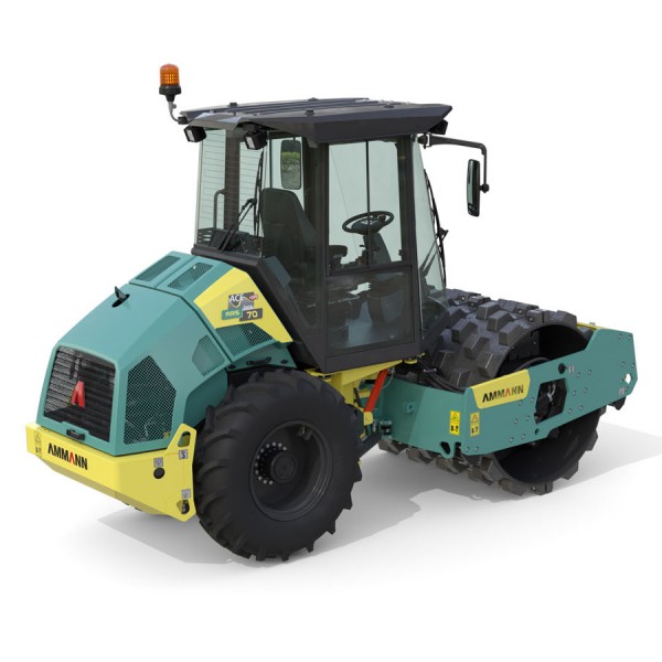 AMMANN ARS 70P Cab ROPS 66.1" Padfoot Drum Roller