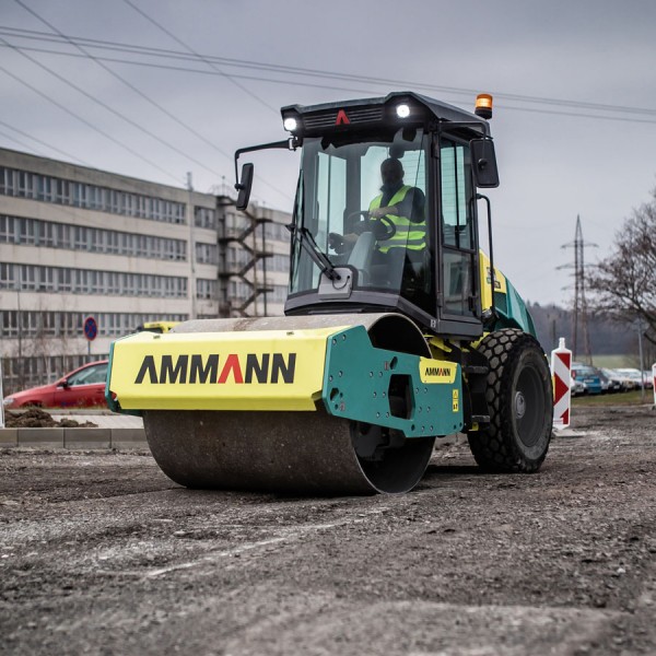 AMMANN ARS 70 Canopy ROPS 66.1" Smooth Drum Roller