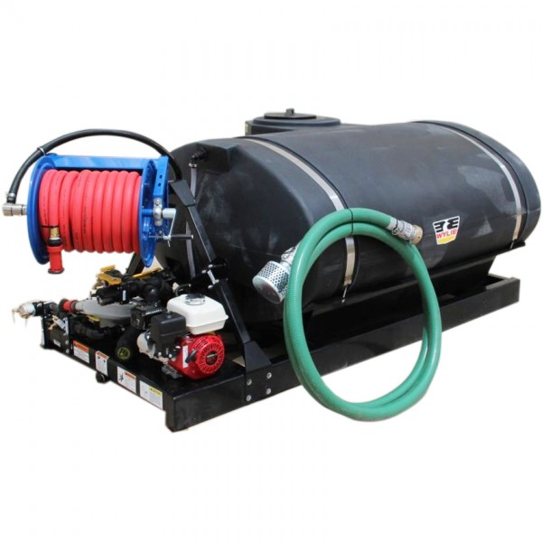 Wylie FC-500-SKID 500 Gallon Fire Control Skid with Forklift Pockets and fill kit