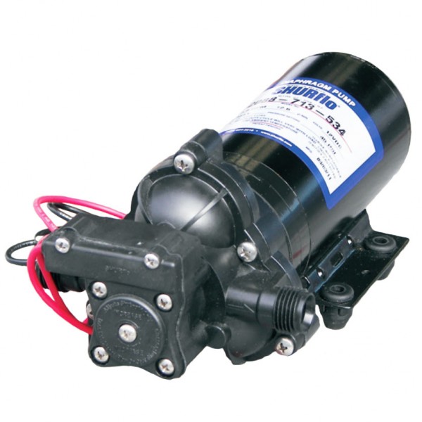 Shurflo 2088-713-534 Diaphragm Automatic Premium Demand Pump w/Splash-Proof ShurCoated Motor