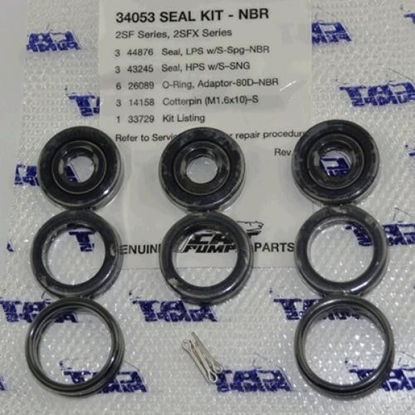 Cat 34053 Nitrile Seal Kit For 2SF, 20, 22, 30, And 35 Frame Pump