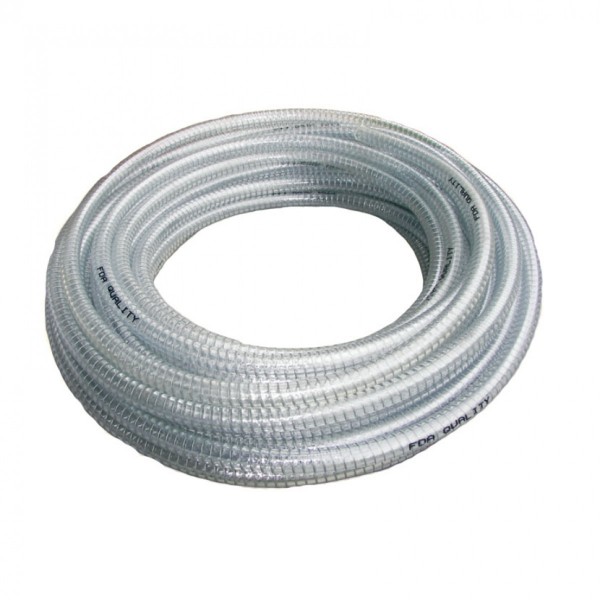 Jason Industrial 4600-0500 1/2" Clear Hose, Wire Inserted - Per Foot