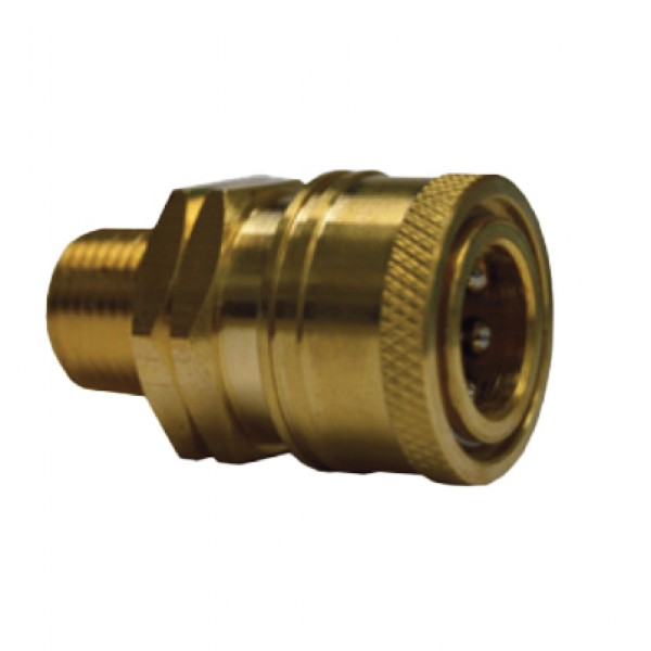 Pressure Pro V10002 Brass Male Coupler 1/4” MPT