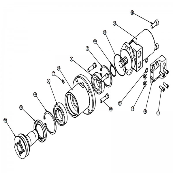 Barreto 00263 Motor / Shaft Assembly