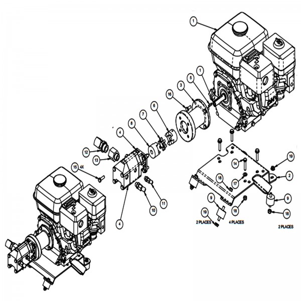 Barreto 00475-WDH Engine & Pump, WD