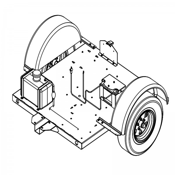 Barreto 00700 R1 Chipper Frame Assembly
