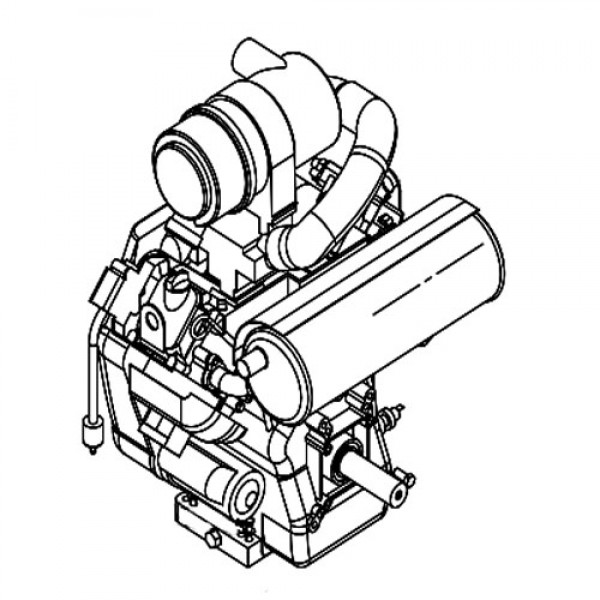 Barreto 07027-CMS Engine, 31hp B&S, Chipper/Shredder, 7" Chipper