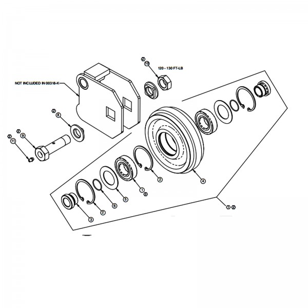 Barreto 00318-K Chain Roller Assembly