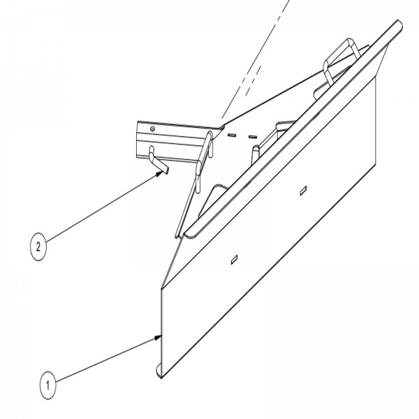 Barreto A1389 Backfill Blade With Hitch Pin