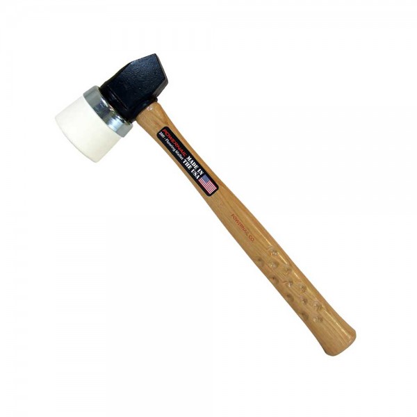 Powernail 06-3MIW 3MI White Rubber Mallet, Single Cap, For use with Pneumatic Tools