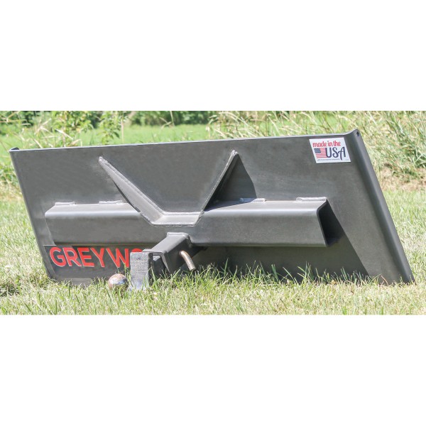 GreyWolf 1061.GRY Skid Steer 2" Receiver Hitch Plate