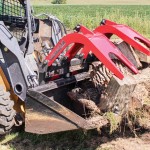 GreyWolf 1066.GRY Skid Steer Double Quick Attach Grapple