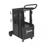 Klutch 106980 2-Tier Welding Cart with Locking Cabinet