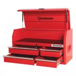 Strongway 112084 42-In. 4-Drawer Top Chest,  Red