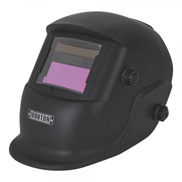 Ironton 113643.IRO Auto Darkening Welding Helmet W/ Grind Mode, LG Blk