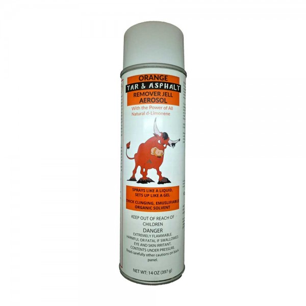 Bullseye Products 18378.BULL Orange Tar And Asphalt Remover, 14oz Aerosol Can