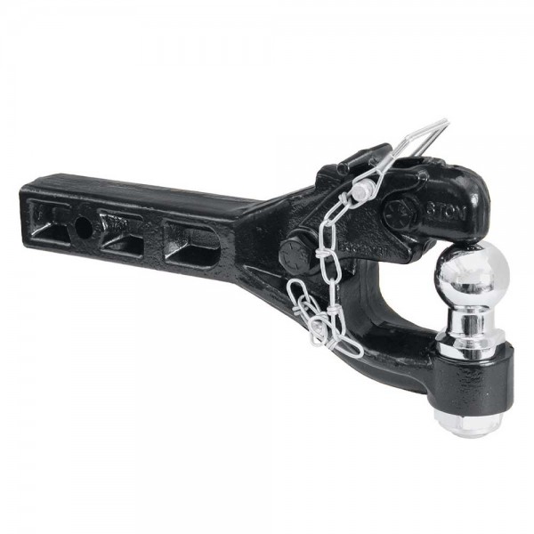 Ultra-Tow 23261 Dual-Purpose Pintle Hitch Fits 2in. Receiver 6-Ton Cap