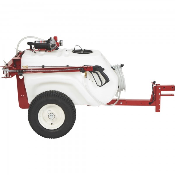 NorthStar 282585 41-Gallon Capacity, 4.0 GPM, 12V DC Tow-Behind Trailer Boom Broadcast and Spot Sprayer 