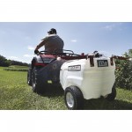 NorthStar 282785 31-Gallon Capacity, 2.2 GPM, 12 Volt DC Tow-Behind Trailer Boom Broadcast and Spot Sprayer