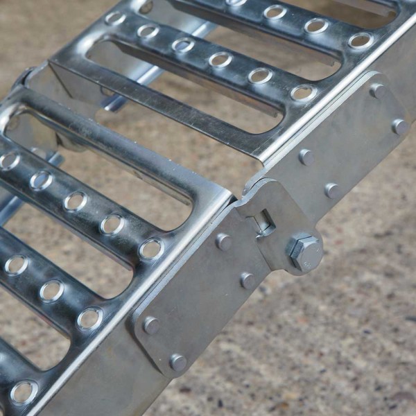 Ultra-Tow 41156 Folding Arched Steel Loading Ramp Set 1,000-Lb. Cap 6ft. L