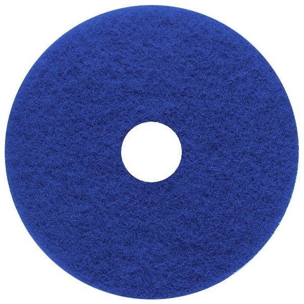 Virginia Abrasives 416-50151 Pads, Blue Scrubber 15" x 1" Thick, 5/Box