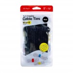Wrap-It 420-5BL Self-Gripping Cable Ties (20-Pack), 5-in