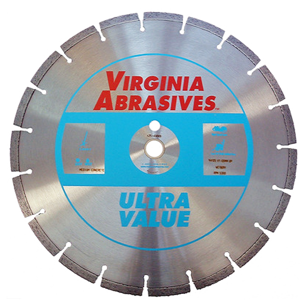 Virginia Abrasives 425-03078 Blade, 14" Asphalt 14" x .110" x 1" / 20mm DP