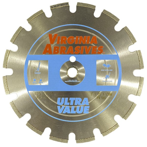 Virginia Abrasives 425-03094 Blade 12" Asphalt 12 X .125 X 1-20mm DP