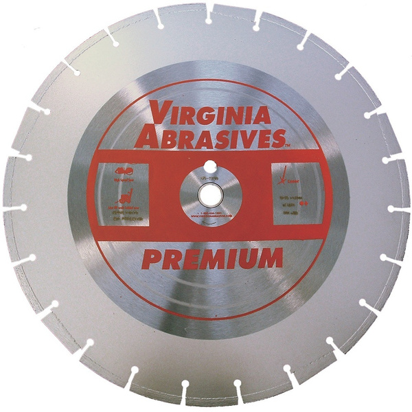 Virginia Abrasives 425-03099 Blade 16" Asphalt 14 X .125 X 1-20mm DP