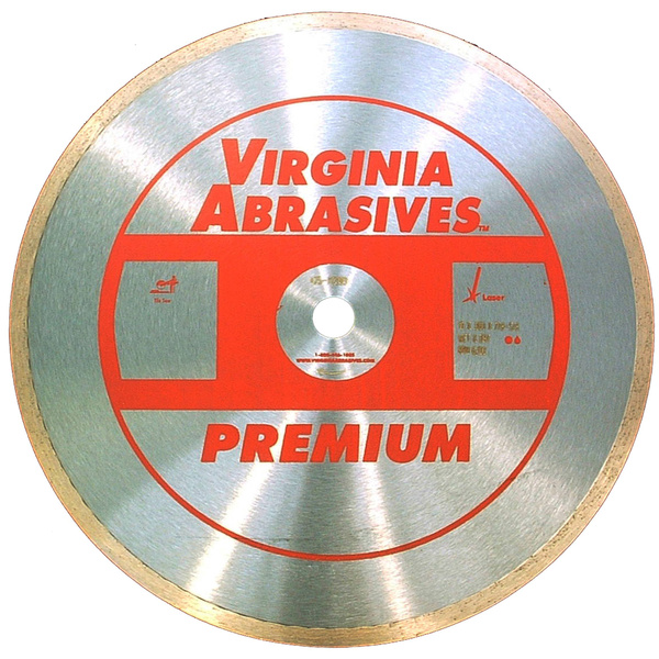 Virginia Abrasives 425-05987 Blade, 10" blade for glass tile