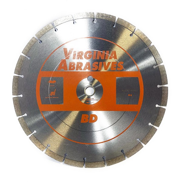 Virginia Abrasives 425-06026 Blade, 14" Gen Prp Cured Conc 14X.125X 1-20mm, DP