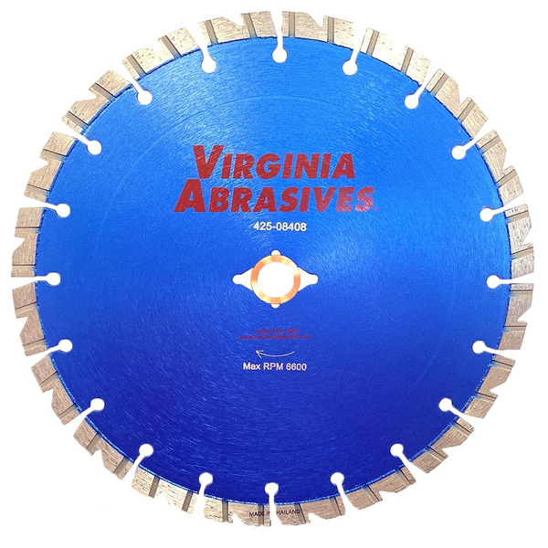 Virginia Abrasives 425-08408 Blade 9" Multi Purpose Concrete 9" x 7/8"-5/8"