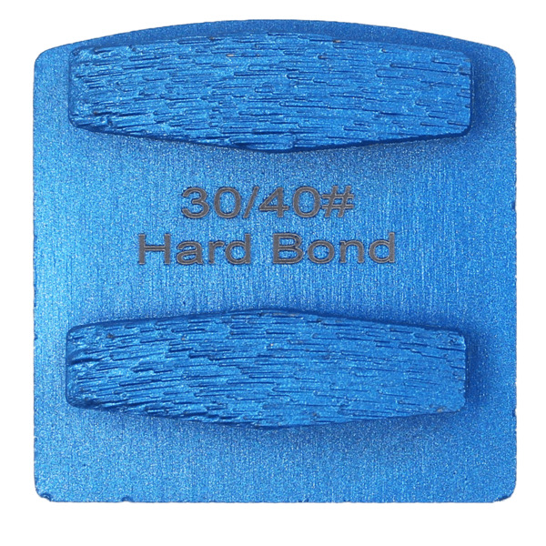 Virginia Abrasives 425-H08674 Double Hex Hard Bond, 30/40 Coarse/Medium Grinder Tooling, Blue, 3/Box
