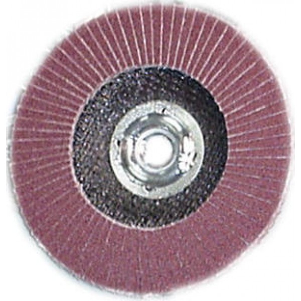 Virginia Abrasives 427-47060 60 Grit Discs Alum Ox Flap 4-1/2"x7/8" 10/Box