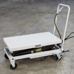 Roughneck 44501 Air/Hydraulic Lift Table Cart 770 Lb. Capacity