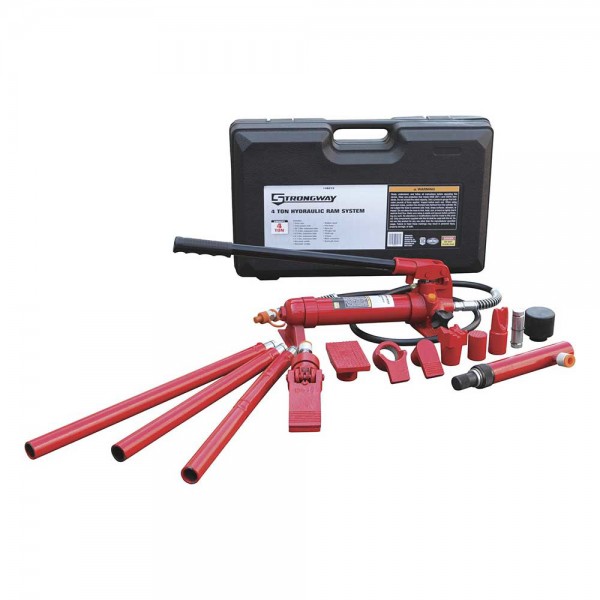 Strongway 46272 Hydraulic Portable Ram Kit 4-Ton Capacity