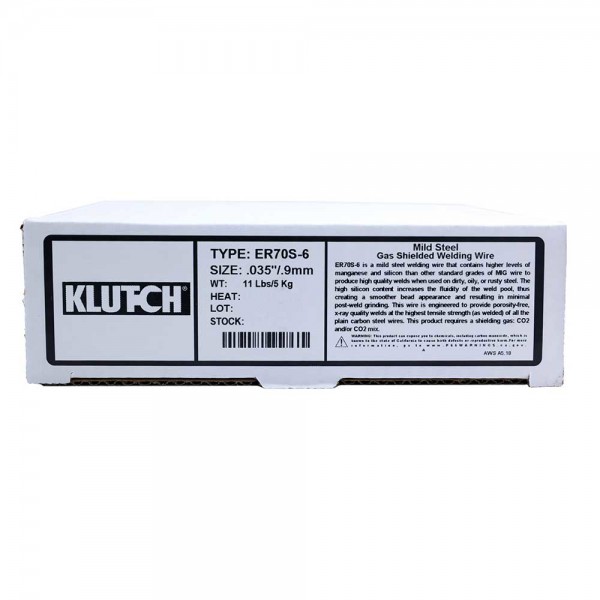 Klutch 5018040 ER70S-6 Carbon MIG Welding Wire 11-Lb. Spool, Size 0.035-In.