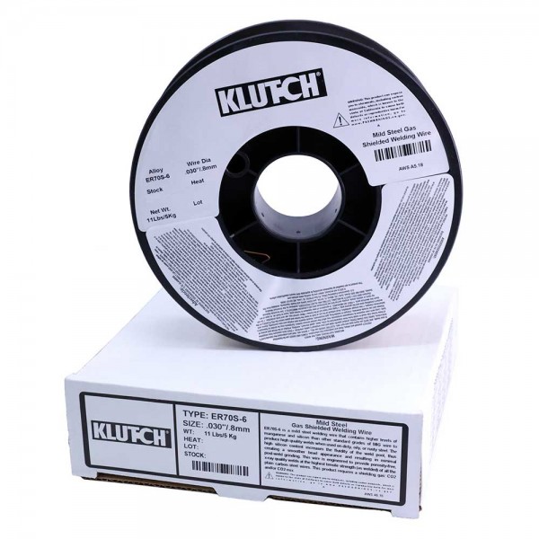Klutch 5018058 ER70S-6 Carbon MIG Welding Wire 11-Lb. Spool, Size 0.030-In.