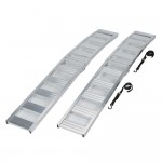 Ultra-Tow 53181 Folding Arched Aluminum Loading Ramp Set 1500-Lb. Cap 90in.L