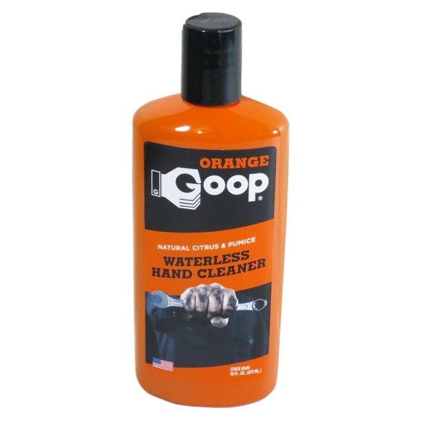 Goop Multi-Purpose Hand Cleaner 549.GOOP 16 oz Orange Goop (With Pumice) Squeeze Bottle