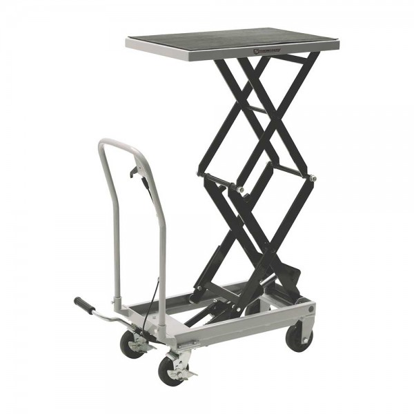 Strongway 57755 2-Speed Hydraulic Rapid XT Lift Table Cart 500 Lb. Capacity, 50-3/4 in. Lift Height